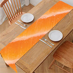 Fresh Salmon Print Table Runner