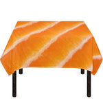 Fresh Salmon Print Tablecloth