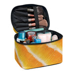 Fresh Salmon Print Travel Makeup Bag