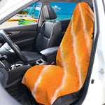 Fresh Salmon Print Waterproof Car Seat Cover