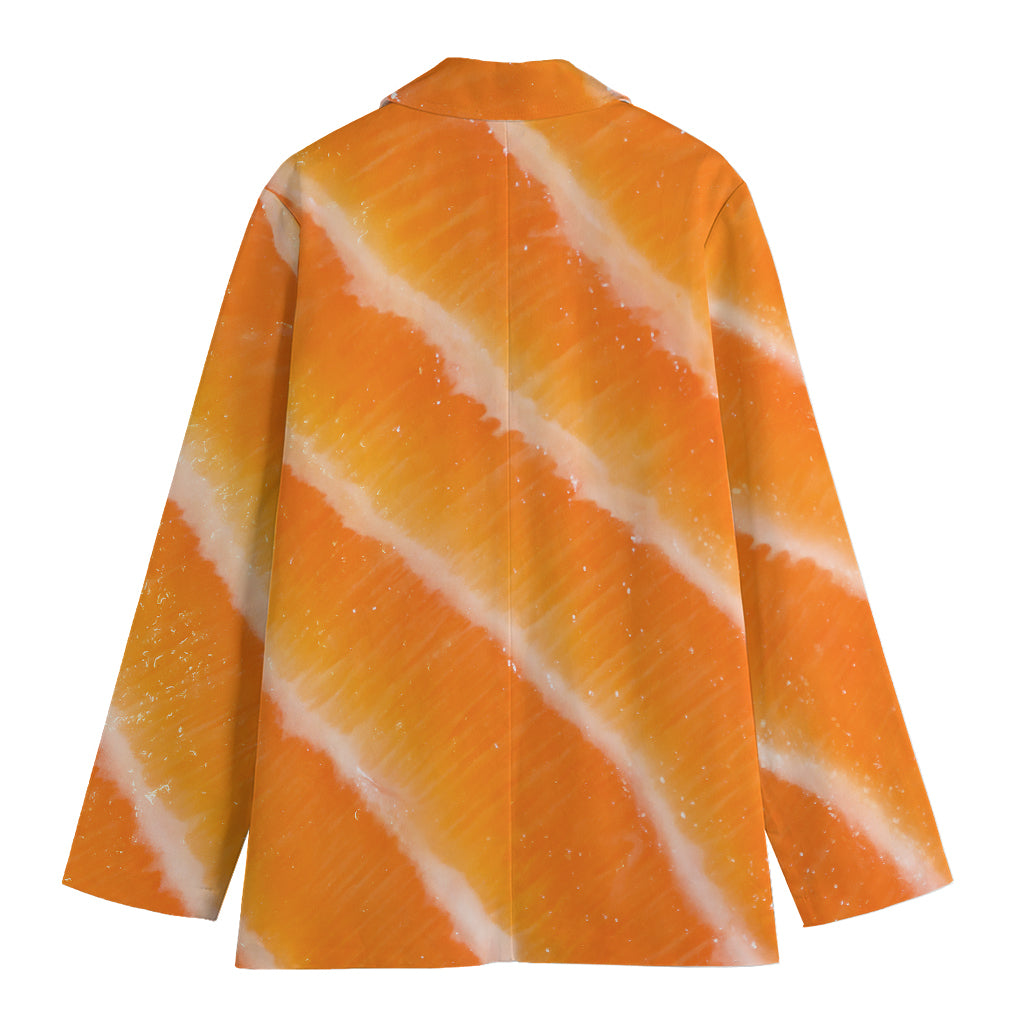 Fresh Salmon Print Women's Blazer