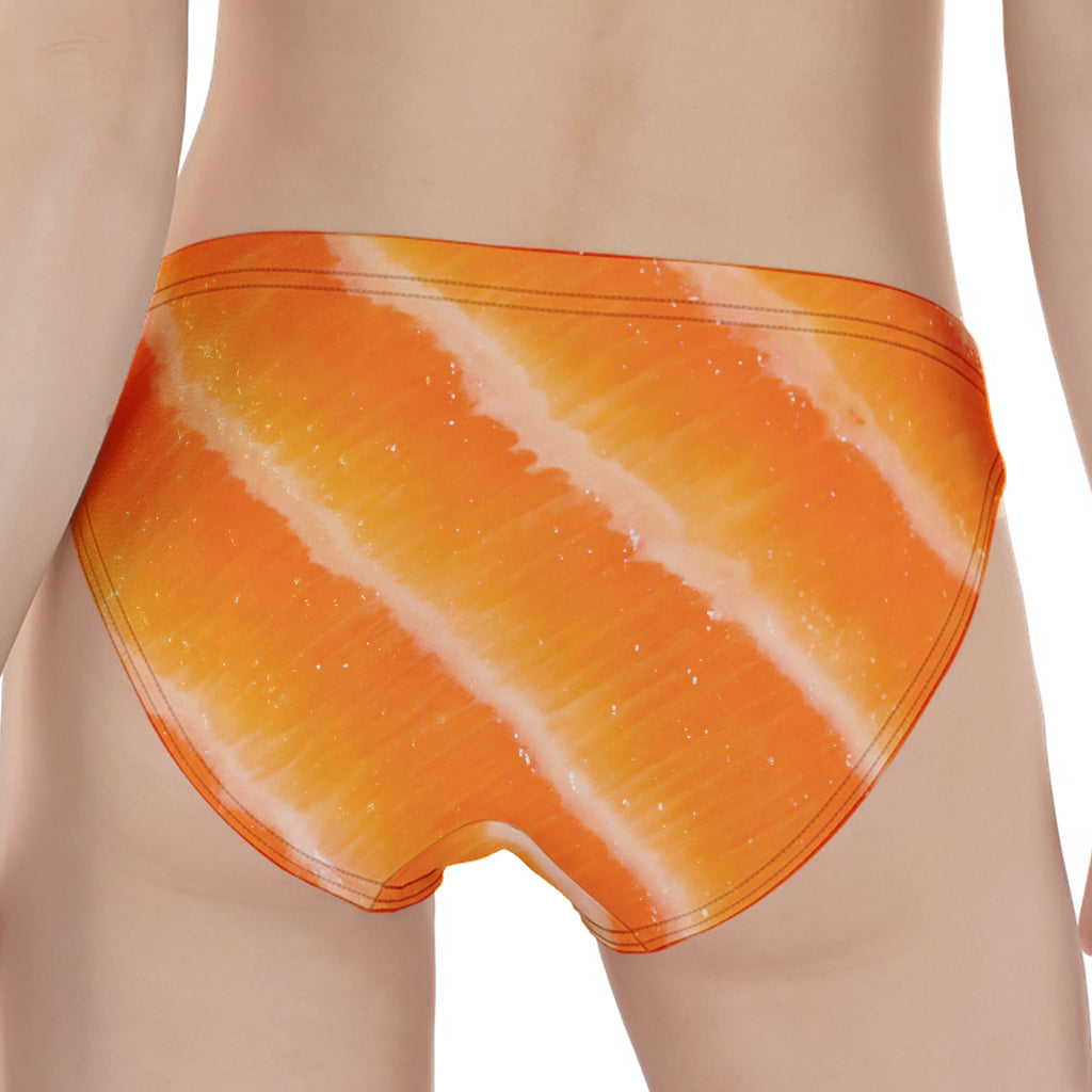 Fresh Salmon Print Women's Panties