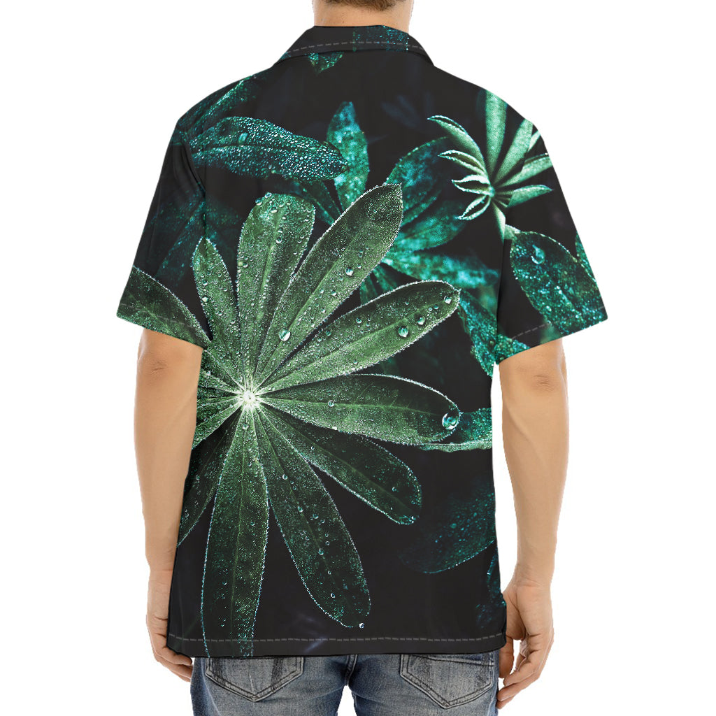 Fresh Tropical Leaf Print Aloha Shirt