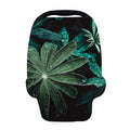Fresh Tropical Leaf Print Baby Seat Cover