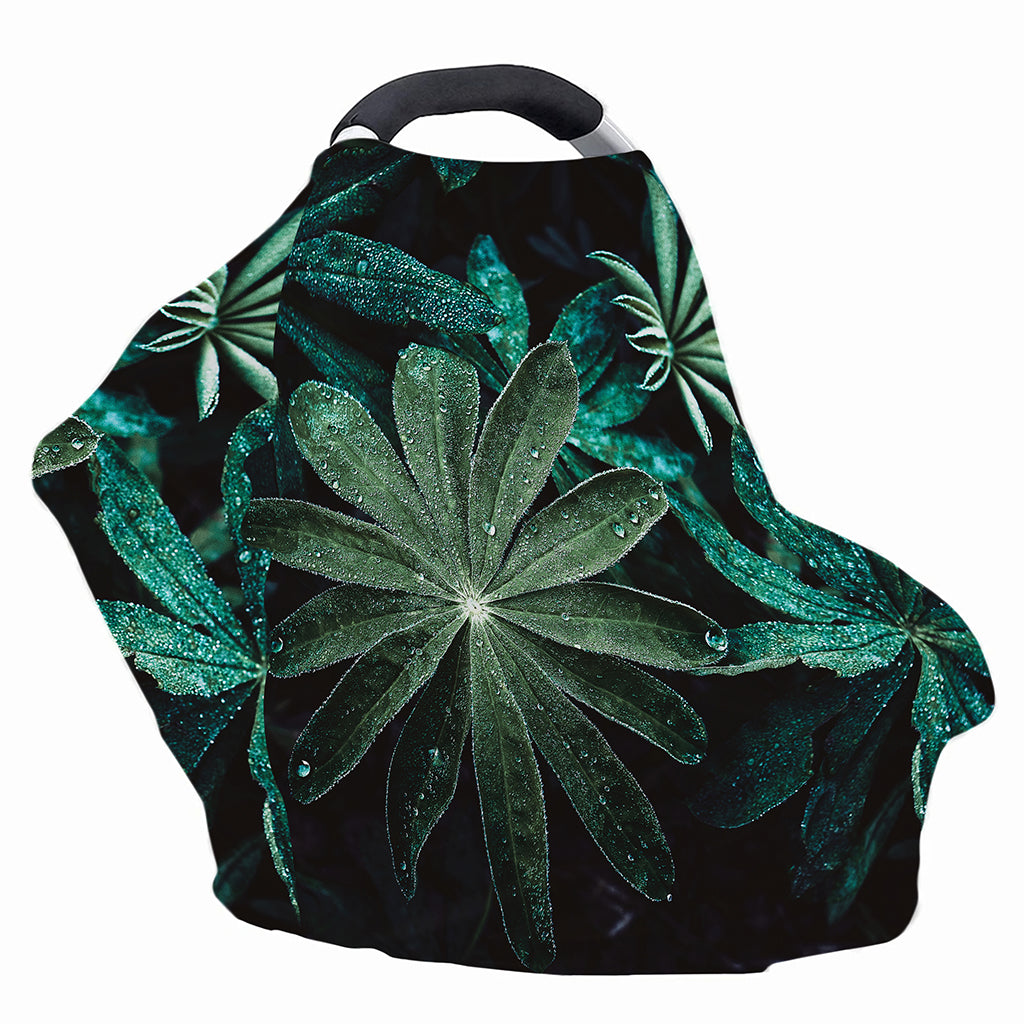 Fresh Tropical Leaf Print Baby Seat Cover