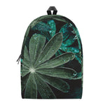 Fresh Tropical Leaf Print Backpack