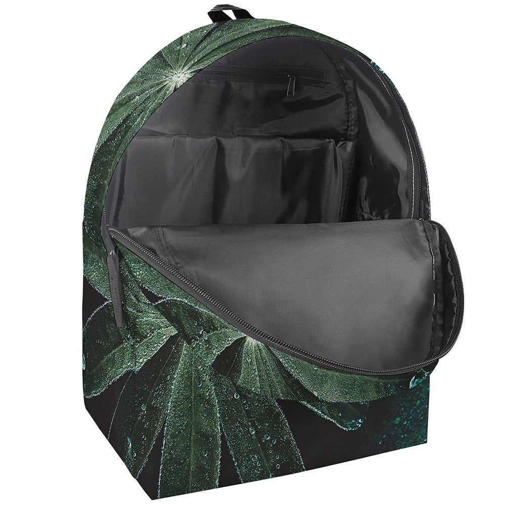 Fresh Tropical Leaf Print Backpack