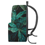 Fresh Tropical Leaf Print Backpack