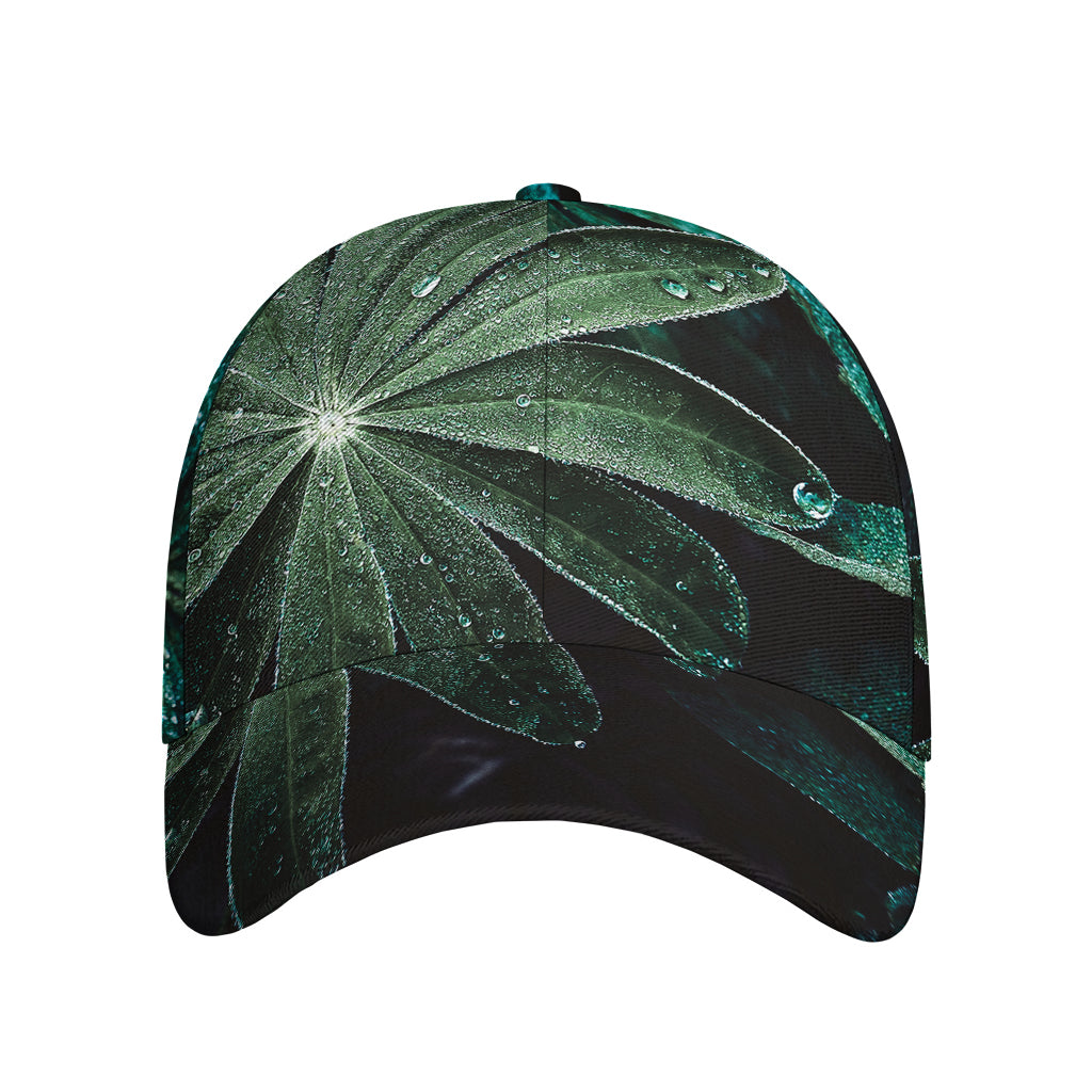 Fresh Tropical Leaf Print Baseball Cap