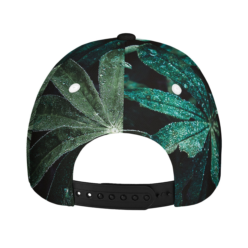 Fresh Tropical Leaf Print Baseball Cap