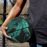 Fresh Tropical Leaf Print Basketball