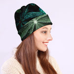 Fresh Tropical Leaf Print Beanie