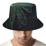 Fresh Tropical Leaf Print Bucket Hat