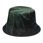 Fresh Tropical Leaf Print Bucket Hat