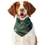 Fresh Tropical Leaf Print Dog Bandana