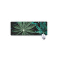 Fresh Tropical Leaf Print Extended Mouse Pad