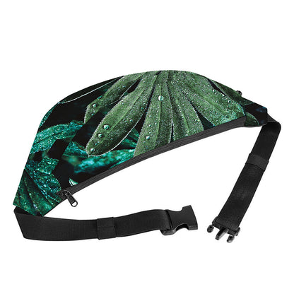 Fresh Tropical Leaf Print Fanny Pack