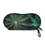Fresh Tropical Leaf Print Glasses Case