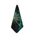 Fresh Tropical Leaf Print Hand Towel