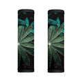 Fresh Tropical Leaf Print Handle Covers
