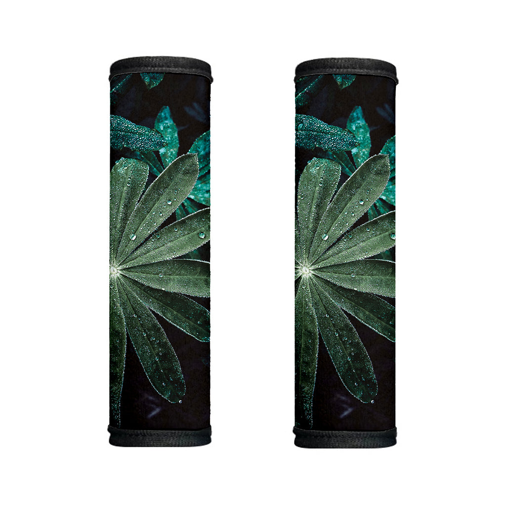 Fresh Tropical Leaf Print Handle Covers