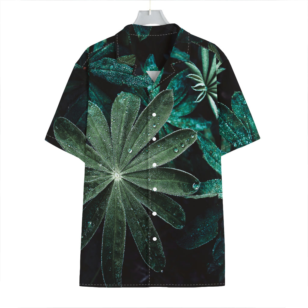 Fresh Tropical Leaf Print Hawaiian Shirt