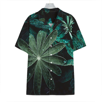 Fresh Tropical Leaf Print Hawaiian Shirt