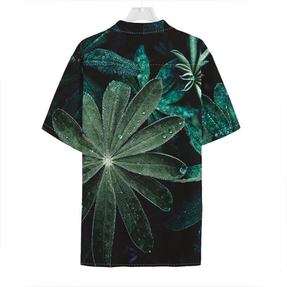 Fresh Tropical Leaf Print Hawaiian Shirt
