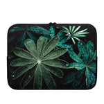 Fresh Tropical Leaf Print Laptop Sleeve