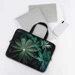 Fresh Tropical Leaf Print Laptop Sleeve With Handle