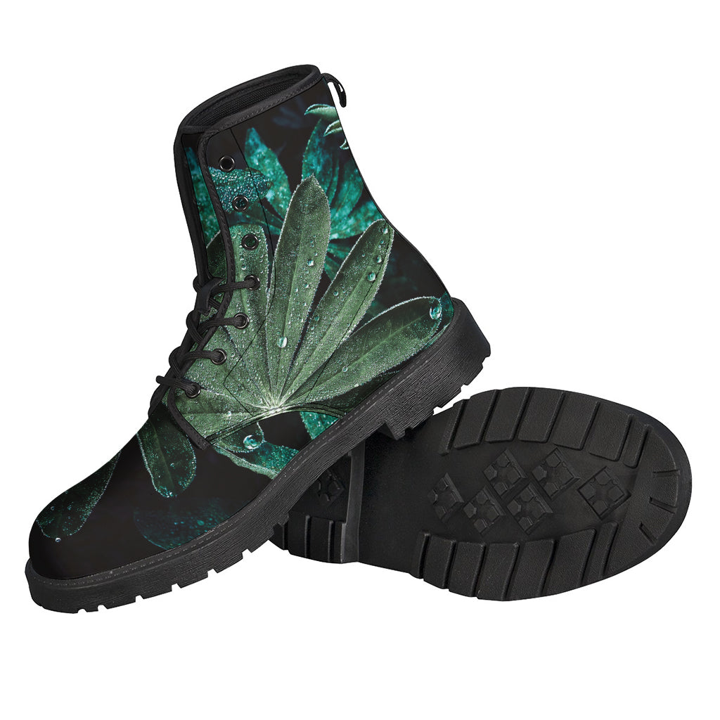 Fresh Tropical Leaf Print Backpack