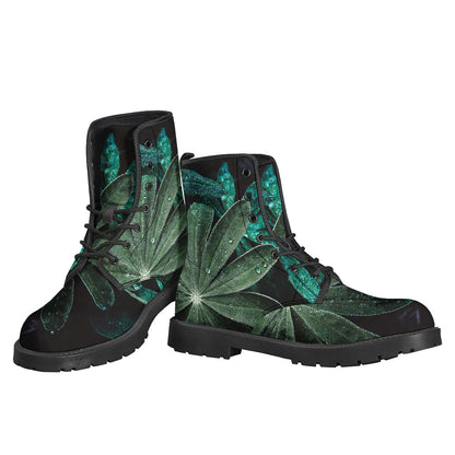 Fresh Tropical Leaf Print Backpack