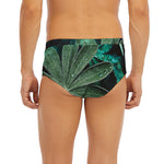 Fresh Tropical Leaf Print Men's Briefs