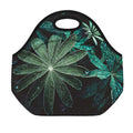 Fresh Tropical Leaf Print Neoprene Lunch Bag