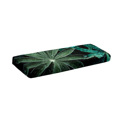 Fresh Tropical Leaf Print Piano Keyboard Cover