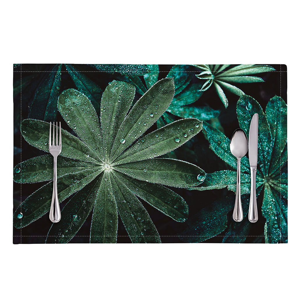 Fresh Tropical Leaf Print Placemat