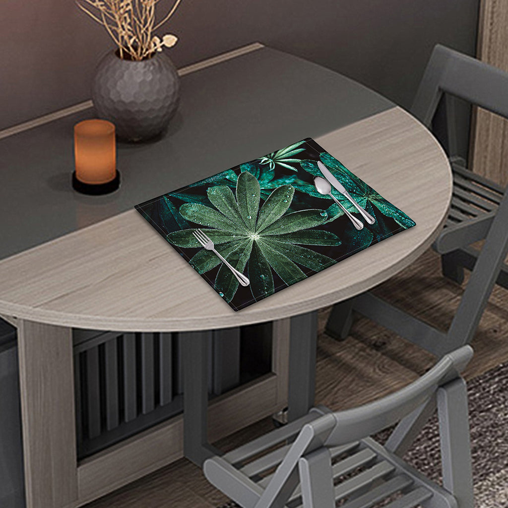 Fresh Tropical Leaf Print Placemat