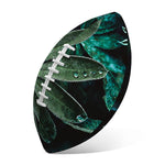 Fresh Tropical Leaf Print Rugby Ball