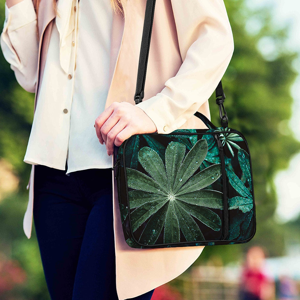 Fresh Tropical Leaf Print Shoulder Strap Bible Bag