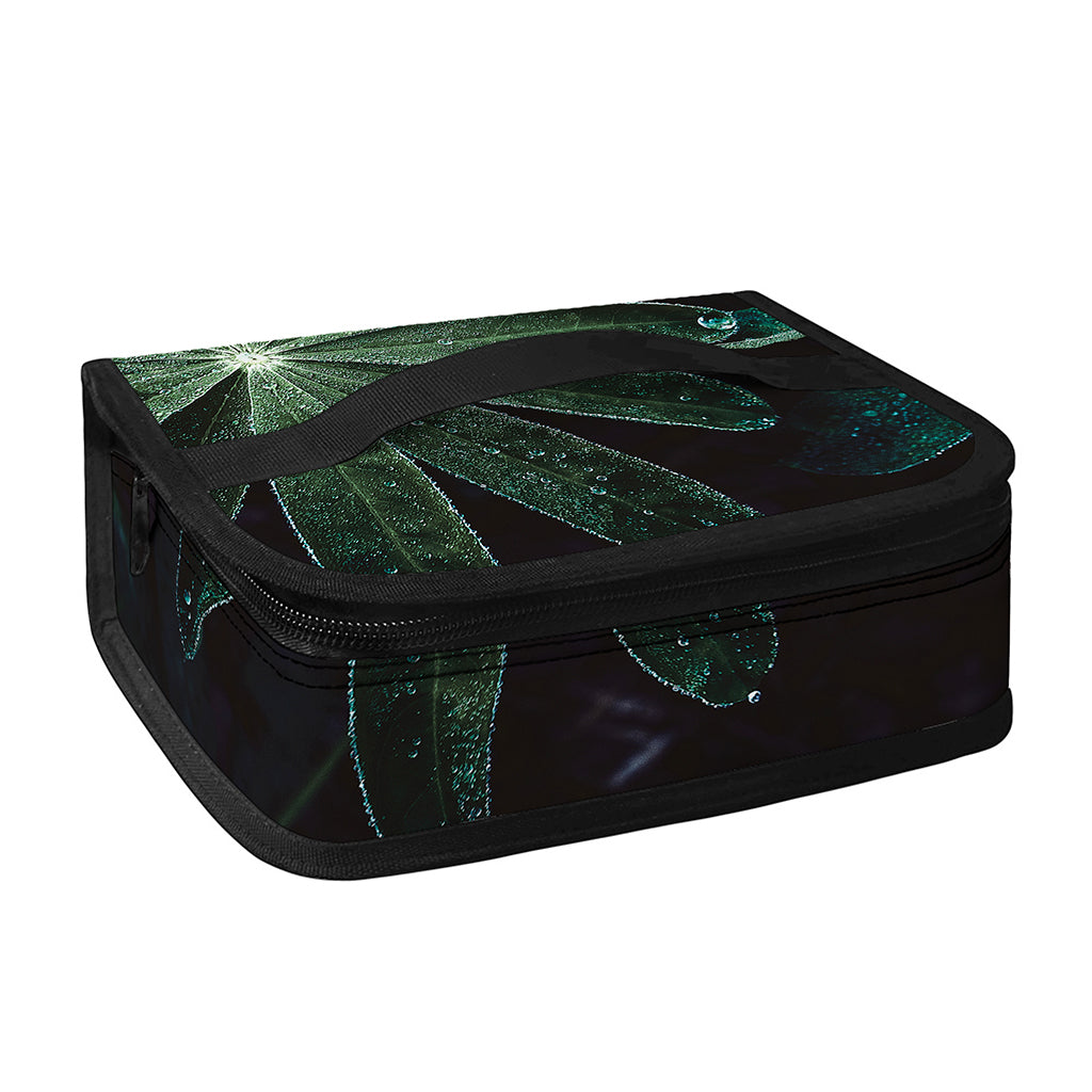 Fresh Tropical Leaf Print Small Lunch Bag