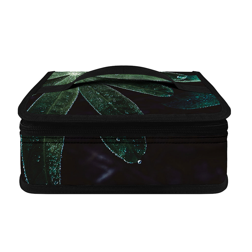 Fresh Tropical Leaf Print Small Lunch Bag
