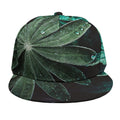 Fresh Tropical Leaf Print Snapback Cap
