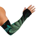 Fresh Tropical Leaf Print Sun Protection Arm Sleeves