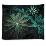 Fresh Tropical Leaf Print Tapestry