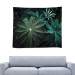 Fresh Tropical Leaf Print Tapestry