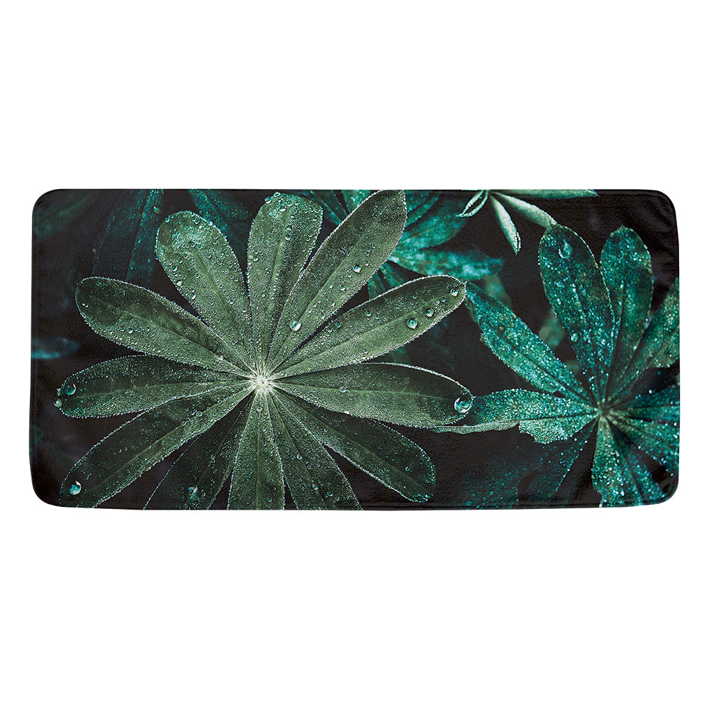 Fresh Tropical Leaf Print Towel