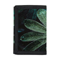 Fresh Tropical Leaf Print Trifold Wallet