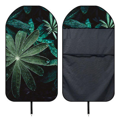 Fresh Tropical Leaf Print Waterproof Car Seat Cover