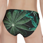 Fresh Tropical Leaf Print Women's Panties