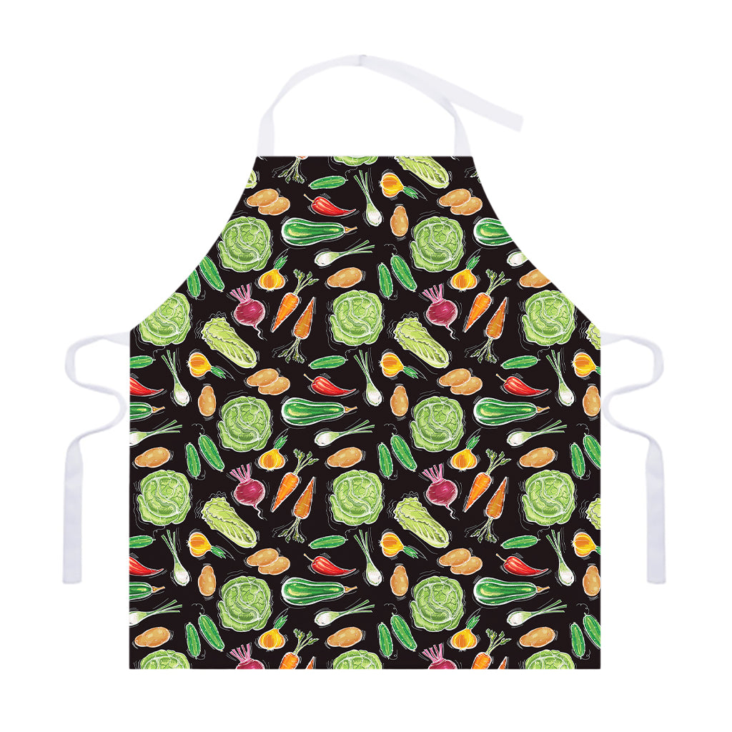 Fresh Vegetable Pattern Print Adjustable Apron